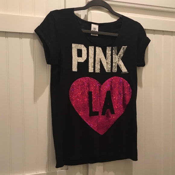 PINK Victoria's Secret Tops - Pink (Victoria’s Secret) LA t shirt